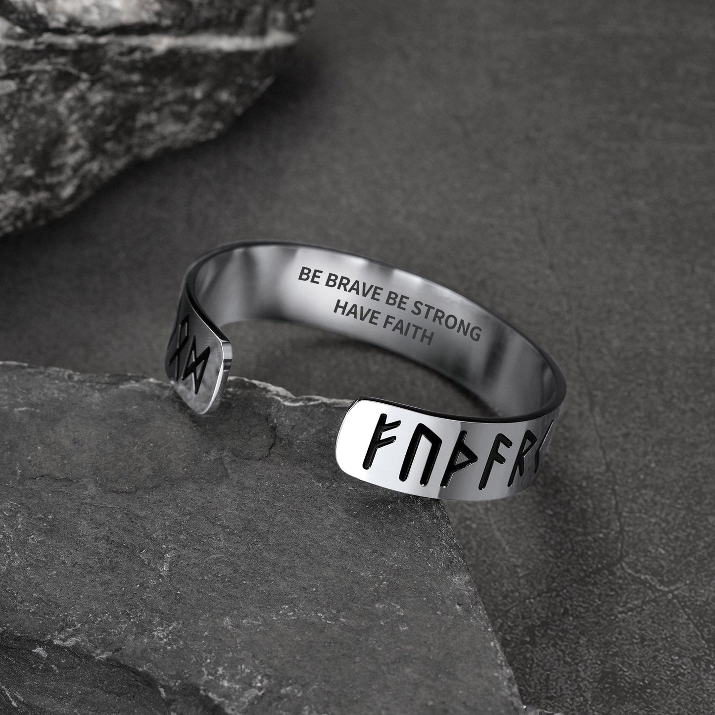 Viking Cuff Bangle Bracelet For Men