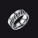 Viking Spinner Fidget Anxiety Ring for Men Women