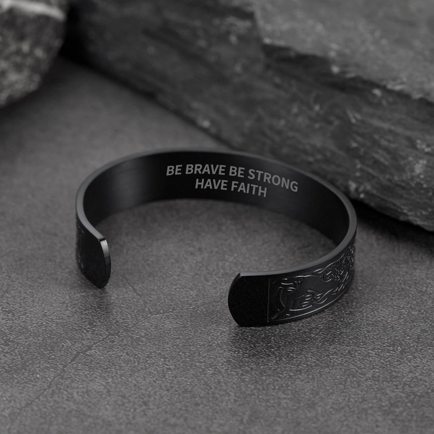 Custom Celtic Knot Cuff Bracelet Bangle for Men Women