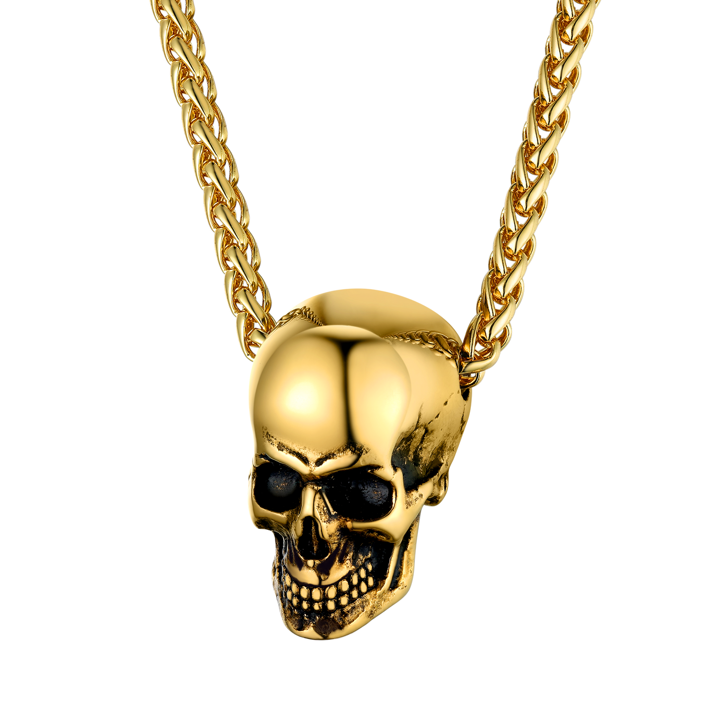 Gothic Skull Necklace Pendant For Men