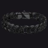 Stainless Steel Celtic Chunky Cuban Link Chain Bracelet for Men