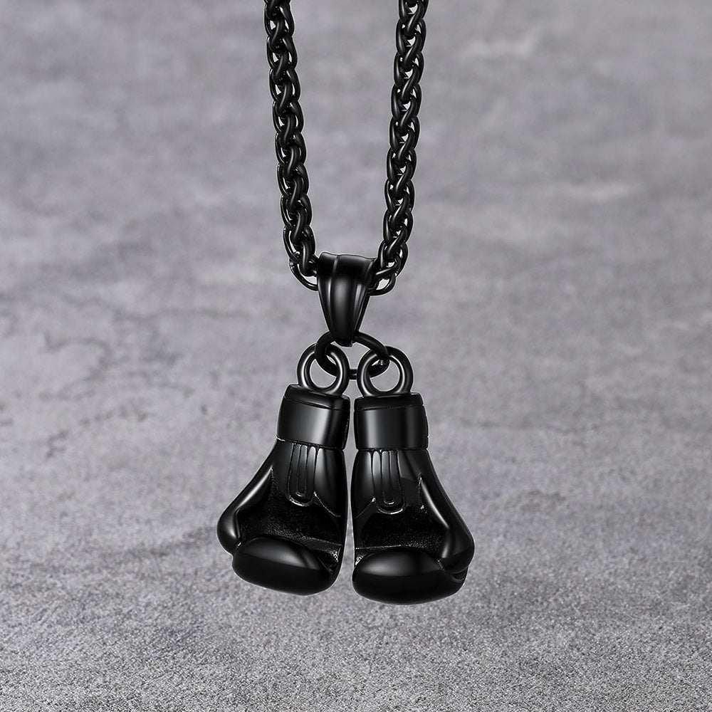 Boxing Gloves Pendant Necklace for Men Boys
