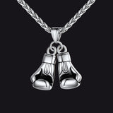 Boxing Gloves Pendant Necklace for Men Boys