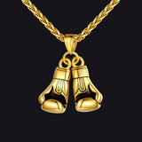 Boxing Gloves Pendant Necklace for Men Boys