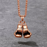 Boxing Gloves Pendant Necklace for Men Boys