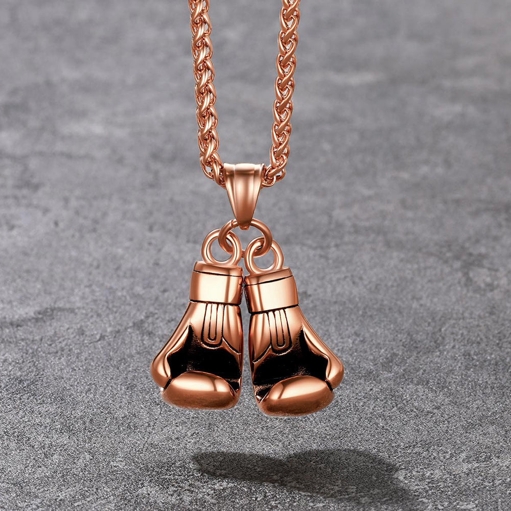 Boxing Gloves Pendant Necklace for Men Boys