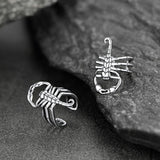 Sterling Silver Scorpion Ear Cuff for Men