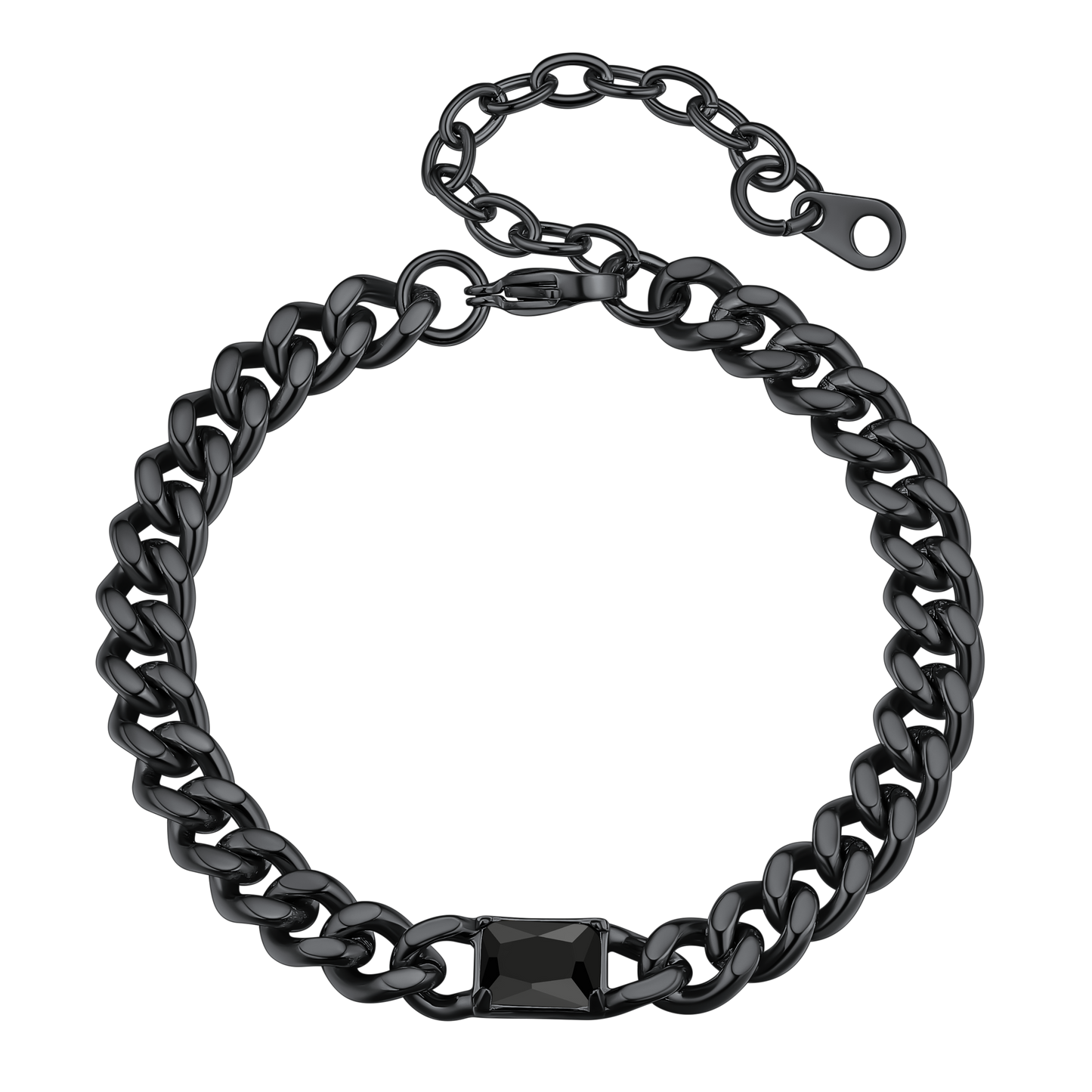 Flash Sale Cubic Zirconia Thick Chain Bracelet for Women Men