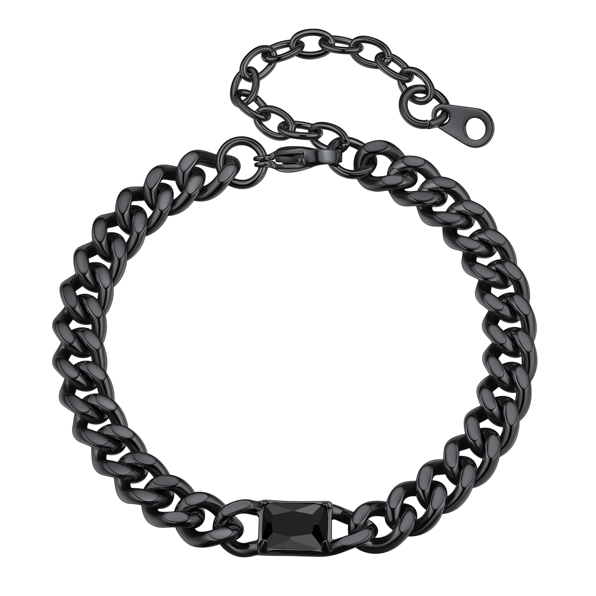 Flash Sale Cubic Zirconia Thick Chain Bracelet for Women Men