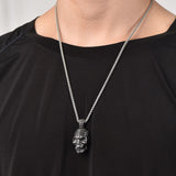 Gothic Skull Necklace Pendant for Men
