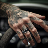 Celtic Knot Spinner Ring Anxiety Rotatable Ring For Men