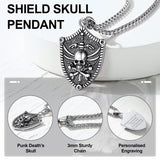 Flash Sale Viking Norse Runes Skull Necklaces for Man Boys