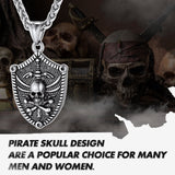Flash Sale Viking Norse Runes Skull Necklaces for Man Boys