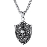Flash Sale Viking Norse Runes Skull Necklaces for Man Boys