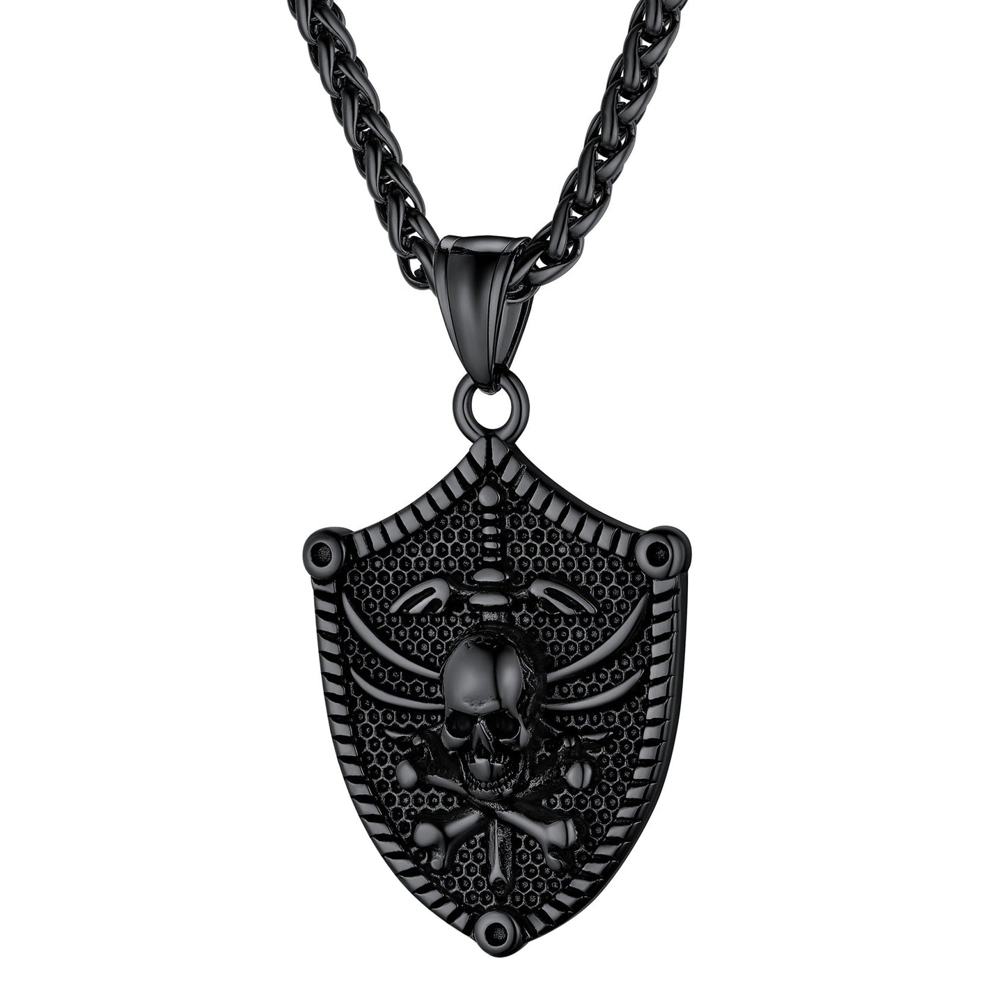 Flash Sale Viking Norse Runes Skull Necklaces for Man Boys
