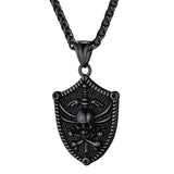 Flash Sale Viking Norse Runes Skull Necklaces for Man Boys