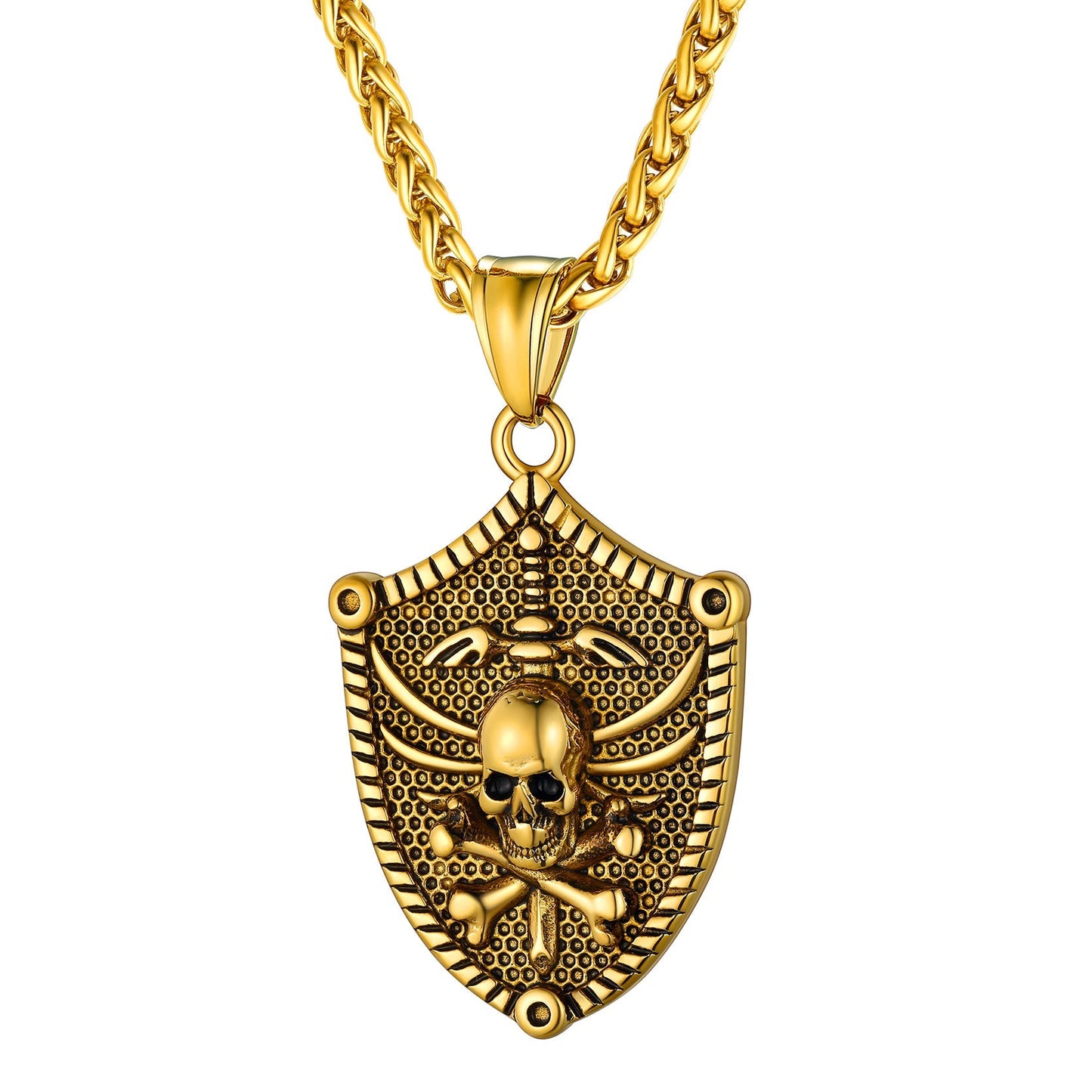 Flash Sale Viking Norse Runes Skull Necklaces for Man Boys