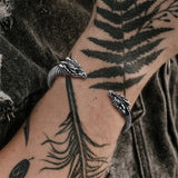 Dragon Head Bracelet Arm Ring Cuff Bangle For Men