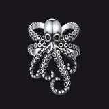 Sterling Silver Octopus Ear Cuff Earring for Men 1PC