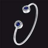 Roman Numerals Birthstone Bracelets for Men Women