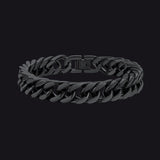 Thick Cuban Link Bracelet for Men in Stainless Steel