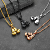 Boxing Gloves Pendant Bodybuilding Pendant Necklace for Men Boys