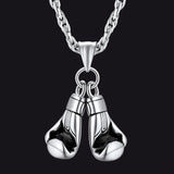 Boxing Gloves Pendant Bodybuilding Pendant Necklace for Men Boys