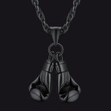 Boxing Gloves Pendant Bodybuilding Pendant Necklace for Men Boys