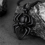 Halloween Skull Spider Necklace For Men