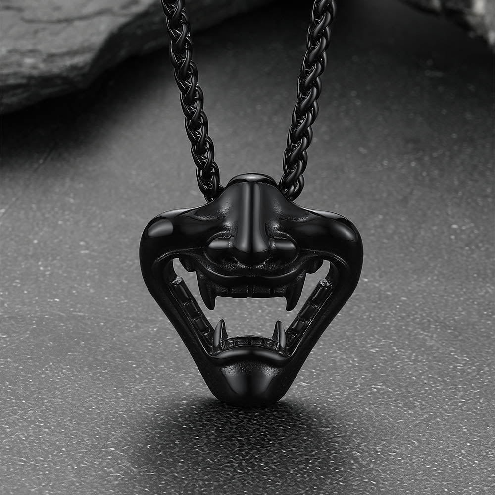 Flash Sale Gothic Devil Joker Necklace for Men