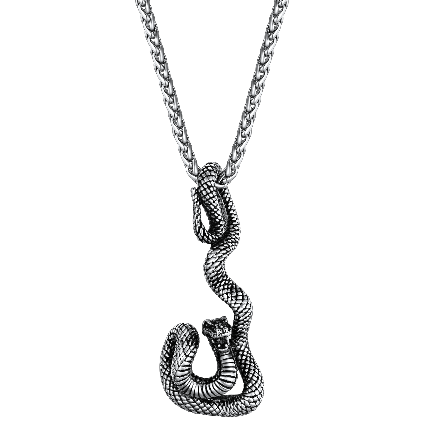 Flash Sale Gothic Snake Pendant Necklace for Men