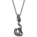 Flash Sale Gothic Snake Pendant Necklace for Men
