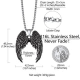 Flash Sale Angel Wings Pendant Necklace for Men women
