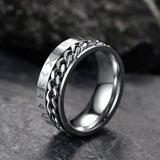 Viking Spinner Fidget Anxiety Ring for Men Women