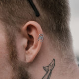 Sterling Silver Scorpion Ear Cuff for Men