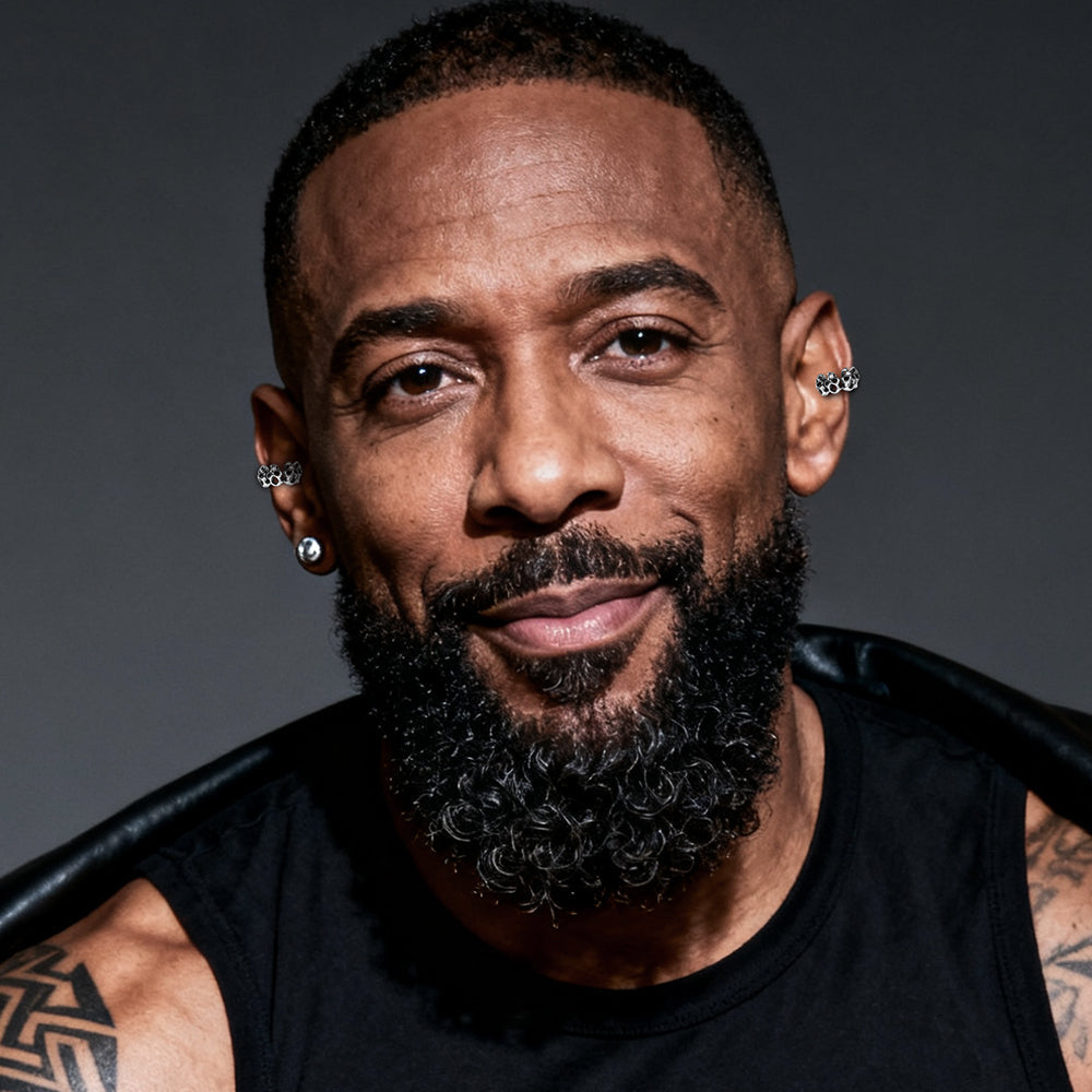 Gothic Hollow Skull Clip Ear Cuff Halloween Gift for Men