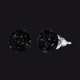 925 Sterling Silver Diamond Stud Earrings for Men Women