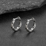 Minimalism Mobius Hoop Earrings for Men
