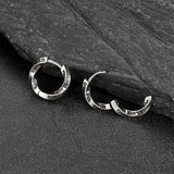 Minimalism Mobius Hoop Earrings for Men