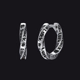 Minimalism Mobius Hoop Earrings for Men