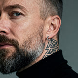 Minimalism Mobius Hoop Earrings for Men