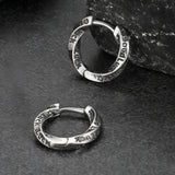 Minimalism Mobius Hoop Earrings for Men