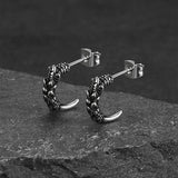 Gothic Native American Tribal Eagle Claw Earrings Animal Jewelry for Men