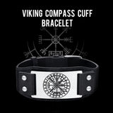 Flash Sale Norse Viking Compass Leather Bracelet Wristband For Men Son