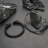 Dragon Head Bracelet Arm Ring Cuff Bangle For Men