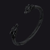Dragon Head Bracelet Arm Ring Cuff Bangle For Men