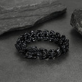 Viking Dragon Head Bracelet Stainless Punk Bracelet
