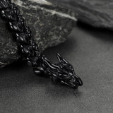 Viking Dragon Head Bracelet Stainless Punk Bracelet
