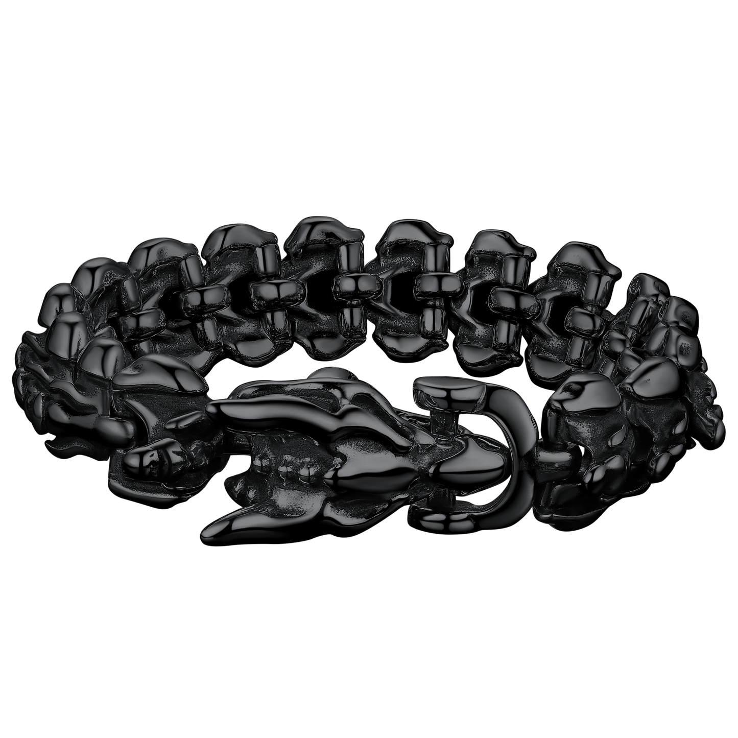 Viking Dragon Head Bracelet Stainless Punk Bracelet