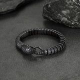 Viking Snake Jörmungandr Bracelet Stainless Steel Bangle Bracelet